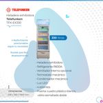 Heladera-Exhibidora-Vertical-Telefunken-Exhibidora-Tfk-ex330-330 l-1-Puerta-Blanca-63-Cm-De-Ancho-220v
