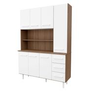 Mueble Cocina Mosconi 1,20m Organizador Melamin Mezzo Blanco