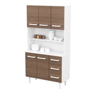 Mueble Cocina Aparador Triplo Kit Mosconi Blanco Carva Mezzo