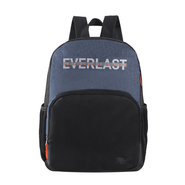 Mochila Everlast 16 Pulgadas Color Negro y Azul 15929