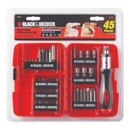 Set Atornillador Black Decker 71937 45 Piezas Con Criquet