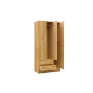 Placard Mosconi 2 Puertas 2 Cajones Mendra 85x181 cm