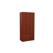 Placard Mosconi 2 Puertas 2 Cajones Caoba 85x181 cm