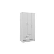 Placard Mosconi 2 Puertas 2 Cajones Blanco 85x181 cm