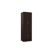 Placard Mosconi 2 Puertas 2 Cajones Choco 57x181 cm