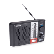 Radio Portátil Dual Suono AYV0124 SW1-2 AM y FM