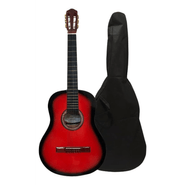 Guitarra Clásica Romulo García CG100-New Roja con Funda