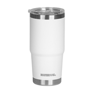 Vaso con Doble Pared Waterdog BORDA700WH 700 ml Blanco Acero