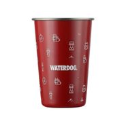 Vaso Simple Pared Waterdog PINTA500RD 500cc Rojo