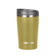 Vaso con Doble Pared Waterdog AMERICAN380OG 380 ml Oliva Acero