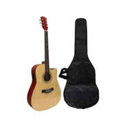 Guitarra Acústica Sunset FK60CE Natural Con Funda