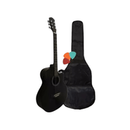 Guitarra Electroacústica Sunset FK-40CEJR BK con Funda