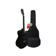 Guitarra Acústica Sunset FK60CE BK Con Funda