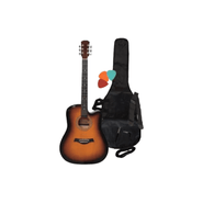 Guitarra Electroacústica Sunset FK-40CEJR Sunburst con Funda