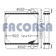 CASE-INTERCOOLERS-IN CASE COSECHADORA A7000 / 7700 -  CONSULTAR STOCK