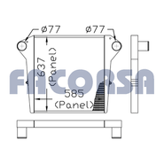 ESTACIONARIOS-INTERCOOLERS-IN EST CUMMINS QSB 6.7 -  CONSULTAR STOCK