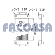 CATERPILLAR-ENFRIADORES DE ACEITE-EN CATERPILLAR MOTONIVELADORA 16G -  CONSULTAR STOCK