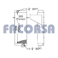 J.DEERE-ENFRIADORES DE ACEITE-EN J.DEERE 750 D6 -  CONSULTAR STOCK