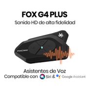Intercomunicador para casco de moto Fox G4 Plus