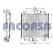 MERCEDES BENZ-INTERCOOLERS-IN M.BENZ BUS O-500 1318 VALEO -  CONSULTAR STOCK