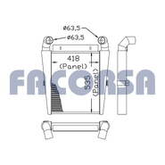 MARANI AGRINAR-INTERCOOLERS-IN MARANI AGRINAR TRACTOR T120 / T150 -  CONSULTAR STOCK