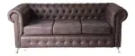 Sillon-Chesterfield-3-Cuerpos-Cuero-Tex-Chocolate---CUERO-TEX