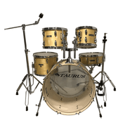 Bateria 5 Cuerpos Taurus Maple Mfp-610 Natural con Soportes