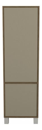 Mueble-Biblioteca-Moderna-Nordica-2-Puertas-Estantes-45-Cm-C-Color-Nogal-Gris