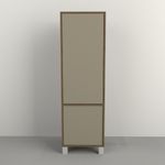 Mueble-Biblioteca-Moderna-Nordica-2-Puertas-Estantes-45-Cm-C-Color-Nogal-Gris