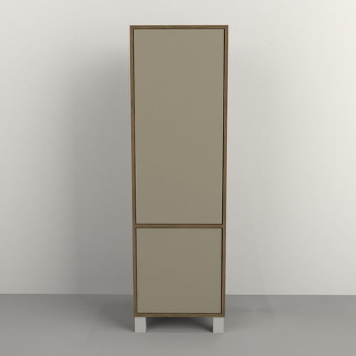 Mueble-Biblioteca-Moderna-Nordica-2-Puertas-Estantes-45-Cm-C-Color-Nogal-Gris