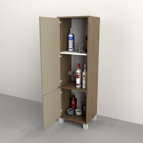 Mueble-Biblioteca-Moderna-Nordica-2-Puertas-Estantes-45-Cm-C-Color-Nogal-Gris