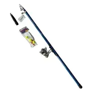 Combo Pejerrey Telescopica + Reel Top Gama