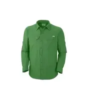 Camisa Columbia Silver Ridge Manga Larga Verde