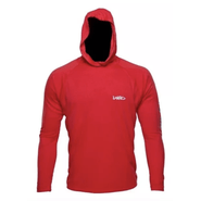 Remera Fish Dry Capucha UV 50 Coral