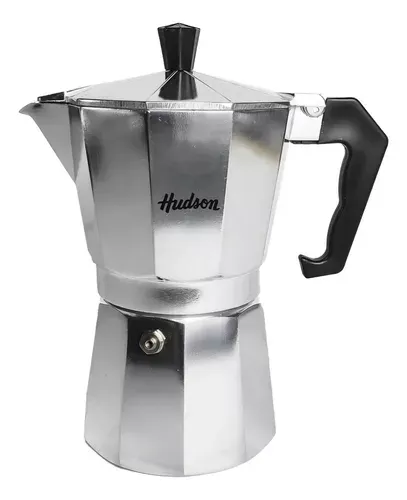 Cafetera-Italiana-Hudson-9-Tazas-Aluminio-Plateada