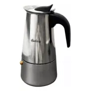 Cafetera Italiana Hudson 6 Pocillos 270ml Acero Inox