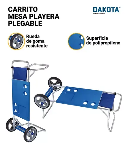 Mesa-Plegable-Carrito-De-Playa-Mor-Porta-Sillas-Aluminio