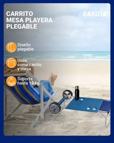 Mesa-Plegable-Carrito-De-Playa-Mor-Porta-Sillas-Aluminio