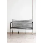 Sillón Poltrona Libanesa Doble Negro