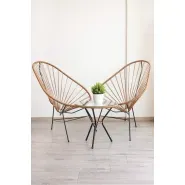 Combo Acapulco 2 sillas + Mesa MARRON