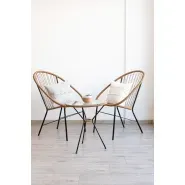 Combo Asuncion MARRON 2 Sillas + Mesa
