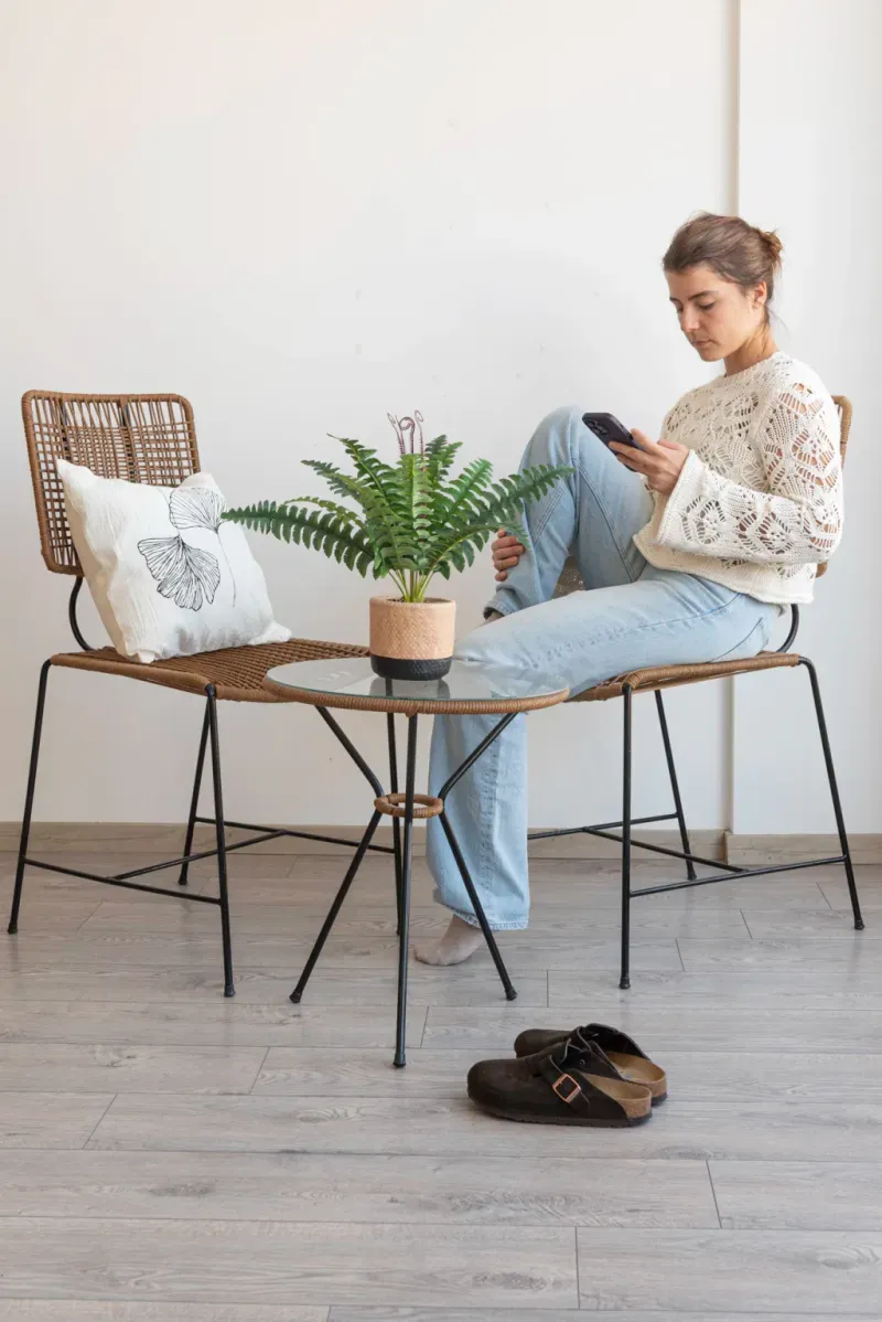 Silla-INDIA-MARRON