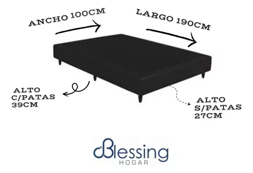 Base-Sommier-1-1-2-Plaza-Tapizado-Ecocuero-100x190-Reforzado
