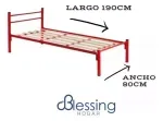 Cama-De-1-Plaza-Caño-Reforzada-Rojo-1ra-Calidad
