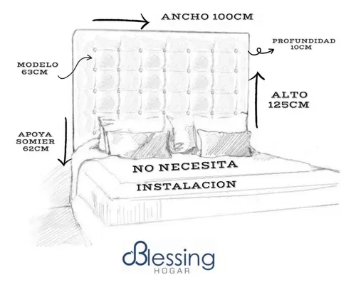 Respaldo-Sommier-Capitone-Cuadrado-Chenille-100cm