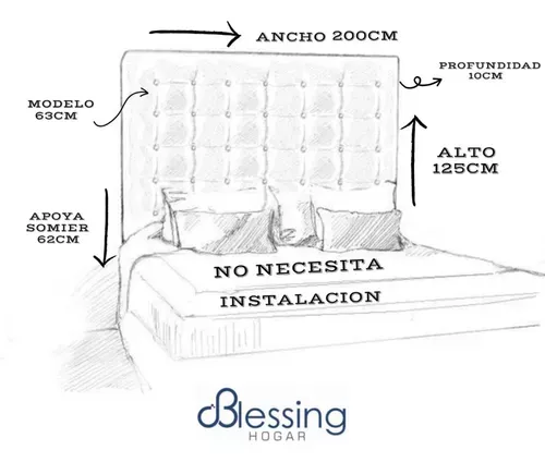Respaldo-Chenille-Canelon-King-2-Mt-1ra-Calidad-