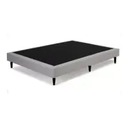 Base Sommier 2 Plazas 140cm Tela Rustic Reforzado