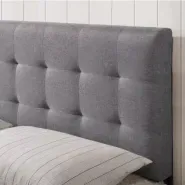 Respaldo Sommier Cuadrado Chenille 2 Plazas 150cm