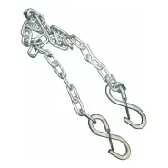 Cadena Galvanizada C/Gancho Plateado