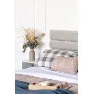 Respaldo Sommier Chenille Canelon Horizontal 90cm Envio Grat